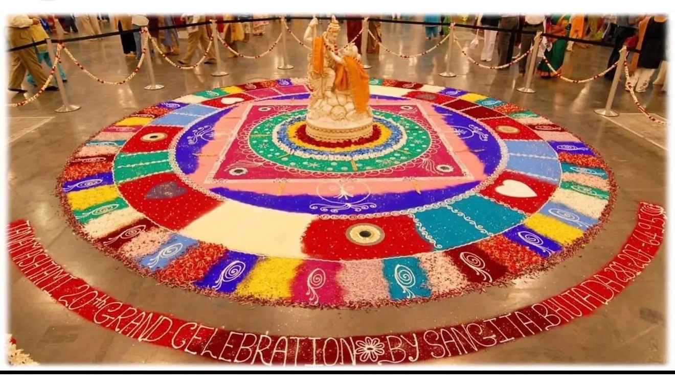 20th Grand Celebration Rangoli — by Sangita Bhutada